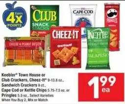 Randalls Keebler Town House or Club Crackers offer