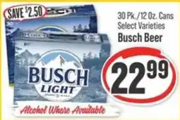 IGA Busch Light offer