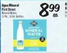 El Super Aqua Mineral First Street Mineral Water offer
