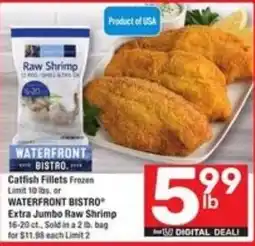Randalls Waterfront Bistro extra jumbo raw shrimp offer