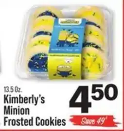 IGA Kimberly's Minion Frosted Cookies offer