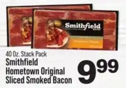 IGA Smithfield hometown original sliced smoked bacon offer