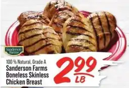 IGA Sanderson Farms Boneless Skinless Chicken Breast offer