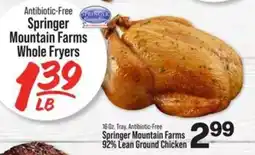 IGA Springer mountain farms whole fryers offer