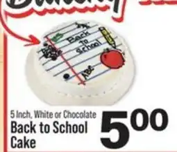 IGA Back to School Cake offer