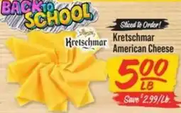 IGA Kretschmar American Cheese offer