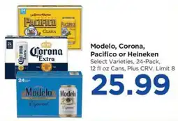 Food 4 Less Modelo, Corona, Pacifico or Heineken offer