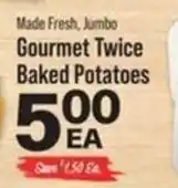 IGA Gourmet Twice Baked Potatoes offer