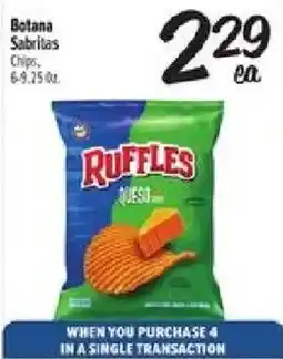 El Super Ruffles Queso chips offer