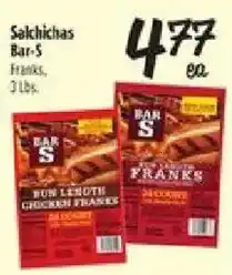 El Super Salchichas Bar-S Franks offer