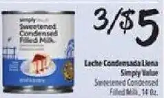 El Super Simply Value Sweetened Condensed Filled Milk offer