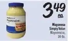 El Super Simply Value Mayonnaise offer