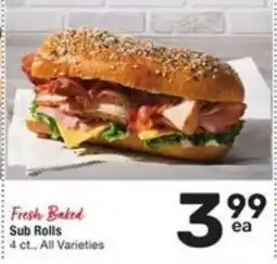 Randalls Fresh Baked Sub Rolls offer