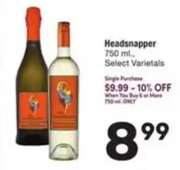 Randalls Headsnapper Select Varietals offer