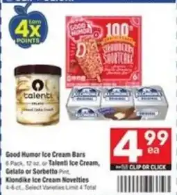 Randalls Good Humor Ice Cream Bars offer
