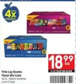 Randalls Frito Lay Snacks Flavor Mix Cube offer