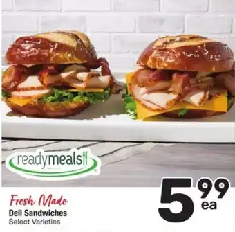 Randalls Ready Meals Fresh Made Deli Sandwiches offer