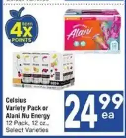 Randalls Celsius Variety Pack or Alani Nu Energy offer