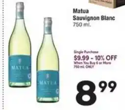 Randalls Matua Sauvignon Blanc offer