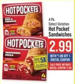 IGA Hot Pockets sandwiches offer