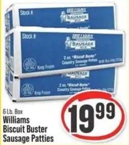IGA Williams Biscuit Buster Sausage Patties offer