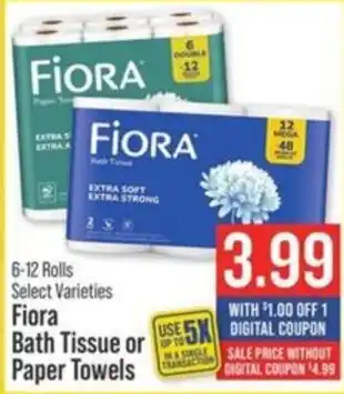 IGA Fiора Bath Tissue or Paper Towels offer