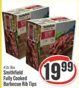 IGA Smithfield Fully Cooked Barbecue Rib Tips offer