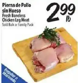El Super Fresh Boneless Chicken Leg Meat offer