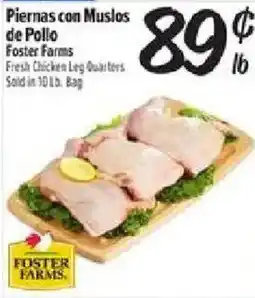 El Super Foster Farms Piernas con Muslos de Pollo offer