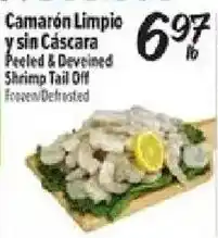 El Super Peeled & Deveined Shrimp Tail Off offer