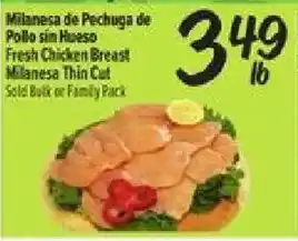 El Super Fresh Chicken Breast Milanese Thin Cut offer
