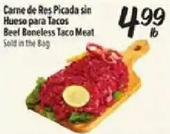 El Super Beef Boneless Taco Meat offer