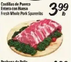 El Super Fresh Whole Pork Spareribs offer