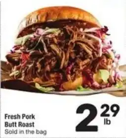 Randalls Fresh Pork Butt Roast offer