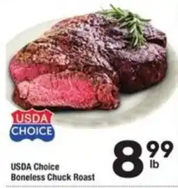 Randalls Usda Choice Boneless Chuck Roast offer