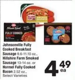 Randalls Johnsonville Fully Cooked Breakfast Sausage offer