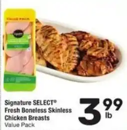 Randalls Signature Select fresh boneless skinless chicken breasts offer