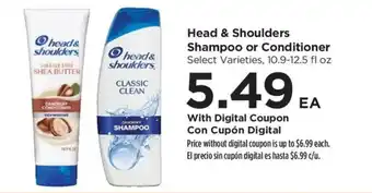 Head & Shoulders Shampoo or Conditioner