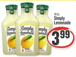 IGA Simply Lemonade offer