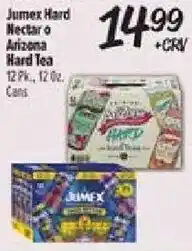 El Super Jumex Hard Nectar or Arizona Hard Tea offer