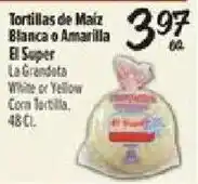 El Super El Super white or yellow corn tortilla offer