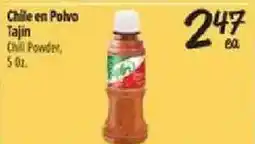 El Super Tajin chili powder offer