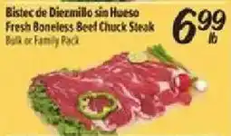 El Super Fresh Boneless Beef Chuck Steak offer