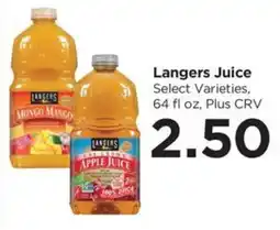 Food 4 Less Langers juice offer
