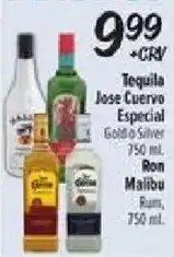 El Super Tequila Jose Cuervo Especial Gold o Silver offer