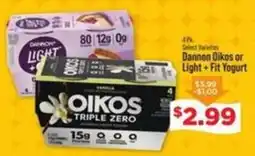 IGA Dannon Oikos or Light + Fit Yogurt offer