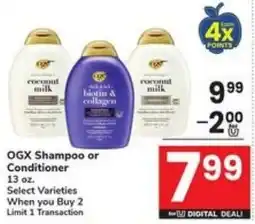 Randalls Ogx Shampoo or Conditioner offer