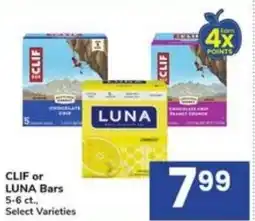 Randalls Clif or Luna Bars offer