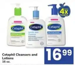 Randalls Cetaphil Cleansers and Lotions offer