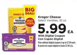 Food 4 Less Kroger Cheese offer